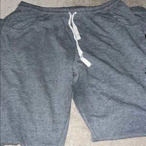 Grey sweatpants